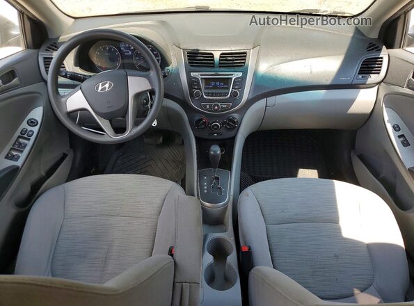 KMHCT4AE8HU352345 2017 HYUNDAI ACCENT Black Dashboard view