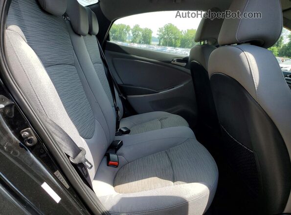KMHCT4AE8HU372255 2017 HYUNDAI ACCENT Black Հետևի նստատեղերի տեսք