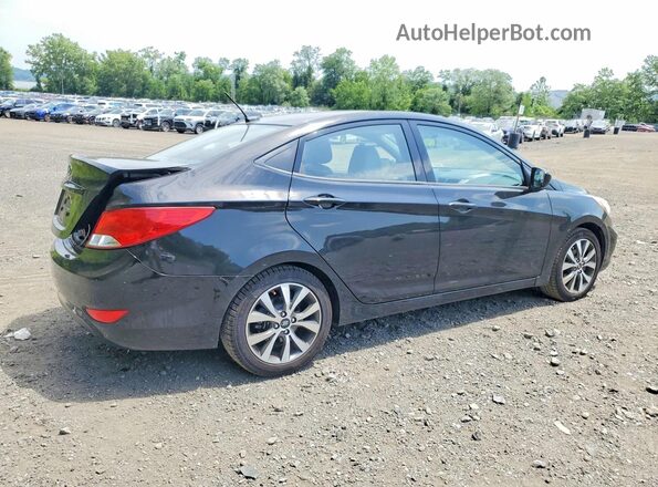 KMHCT4AE8HU372255 2017 HYUNDAI ACCENT Black Հետևի աջ