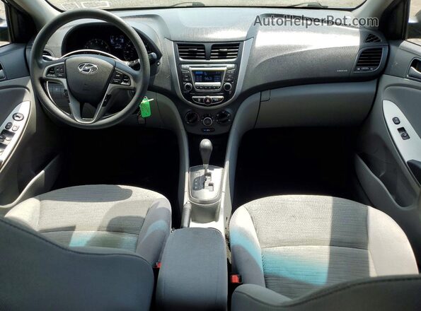 KMHCT4AE8HU372255 2017 HYUNDAI ACCENT Black Առջևի վահանակի տեսք