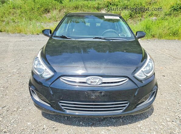 KMHCT4AE8HU372255 2017 HYUNDAI ACCENT Black Դիմացի տեսք