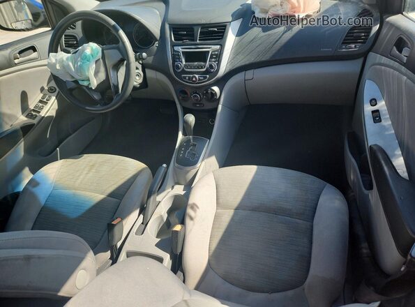 KMHCT4AE9GU014046 2016 HYUNDAI ACCENT Blue Vista del salpicadero