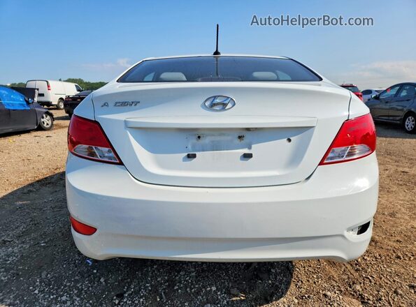 KMHCT4AE9GU039366 2016 HYUNDAI ACCENT White უკანა ხედი