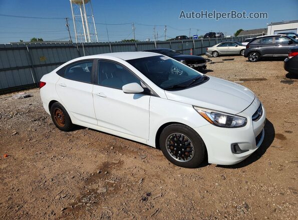 KMHCT4AE9GU039366 2016 HYUNDAI ACCENT White წინა მარჯვენა