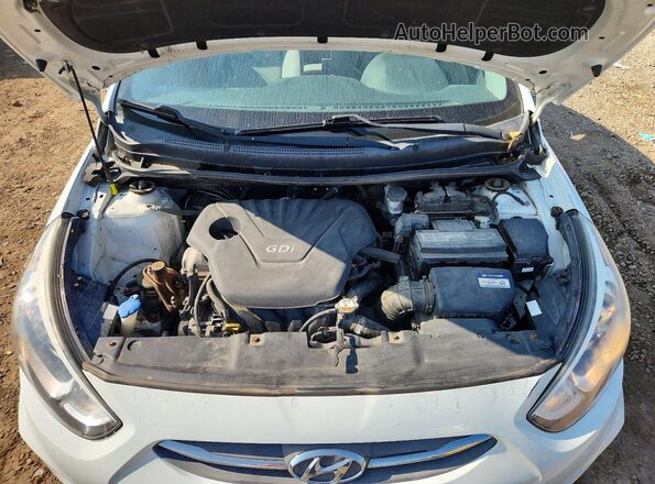 KMHCT4AE9GU039366 2016 HYUNDAI ACCENT White უკანა სალონის ხედი