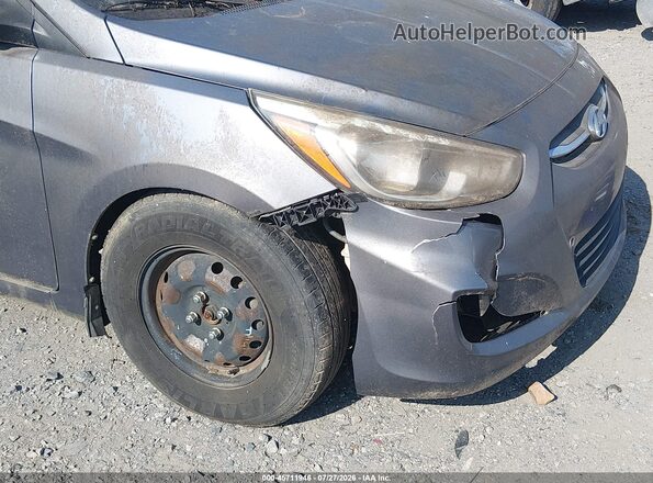 KMHCT4AE9GU041540 2016 HYUNDAI ACCENT Gray Widok zestawu wskaźników