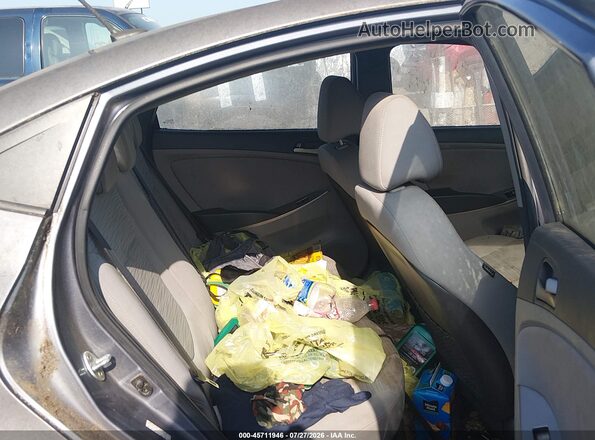 KMHCT4AE9GU041540 2016 HYUNDAI ACCENT Gray Widok naklejki z numerem VIN