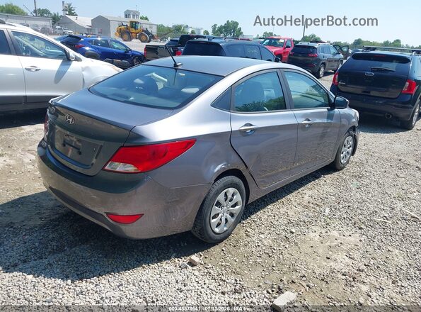 KMHCT4AE9GU107133 2016 HYUNDAI ACCENT Gray Հետևի աջ