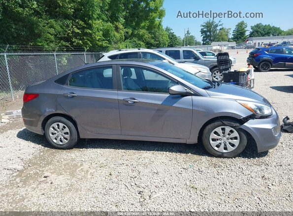 KMHCT4AE9GU107133 2016 HYUNDAI ACCENT Gray Սալոնի 360 աստիճան տեսք