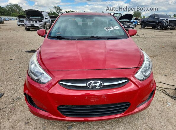 KMHCT4AE9GU981353 2016 HYUNDAI ACCENT Red Դիմացի տեսք