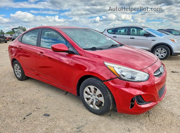 KMHCT4AE9GU981353 2016 HYUNDAI ACCENT Red Առջևի աջ