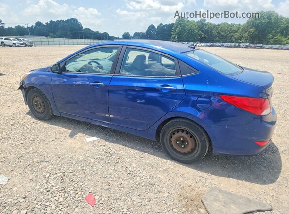 KMHCT4AE9HU169181 2017 HYUNDAI ACCENT Синий Задняя левая четверть