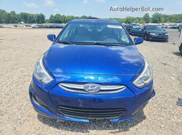 KMHCT4AE9HU169181 2017 HYUNDAI ACCENT Синий Вид спереди