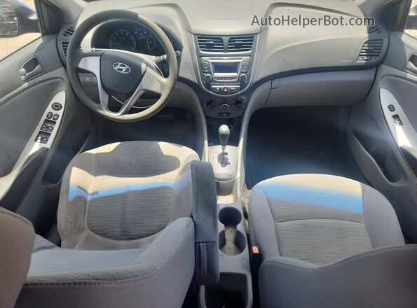 KMHCT4AE9HU169181 2017 HYUNDAI ACCENT Синий Вид панели приборов