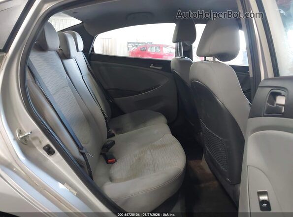 KMHCT4AE9HU173330 2017 HYUNDAI ACCENT Silver Vista de la etiqueta del VIN