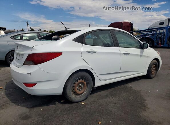 KMHCT4AE9HU200204 2017 HYUNDAI ACCENT Белый Задняя правая четверть