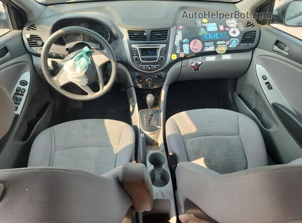 KMHCT4AE9HU202647 2017 HYUNDAI ACCENT Gray Instrument cluster view