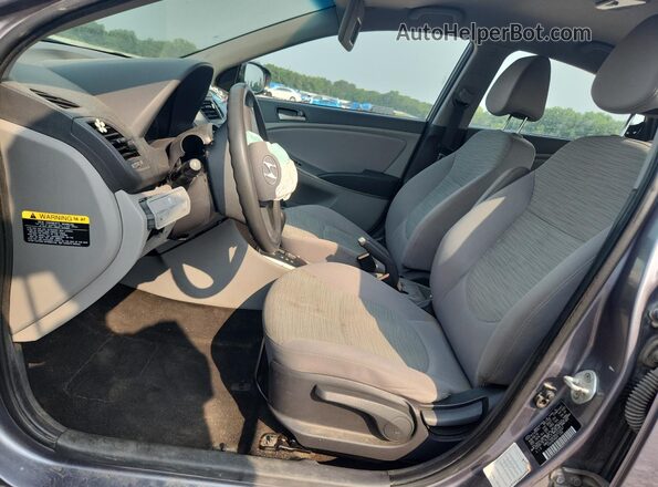 KMHCT4AE9HU202647 2017 HYUNDAI ACCENT Gray Dashboard view