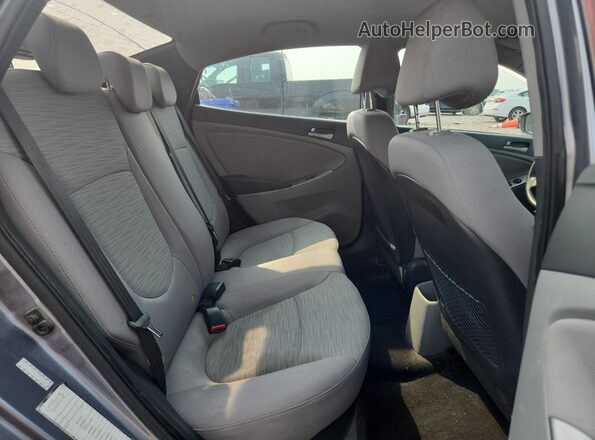 KMHCT4AE9HU202647 2017 HYUNDAI ACCENT Gray Rear interior view