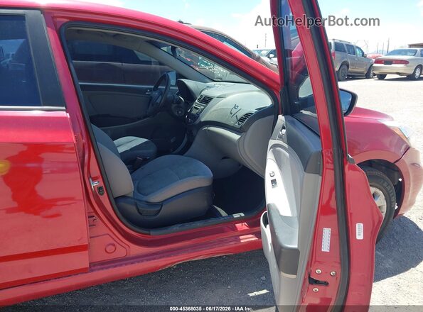 KMHCT4AE9HU274691 2017 HYUNDAI ACCENT Red Front interior view