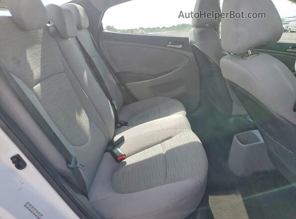 KMHCT4AE9HU314557 2017 HYUNDAI ACCENT White უკანა სავარძლების ხედი
