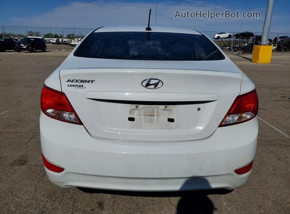 KMHCT4AE9HU363791 2017 HYUNDAI ACCENT Белый Вид сзади
