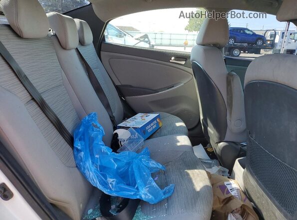 KMHCT4AE9HU363791 2017 HYUNDAI ACCENT Белый Вид задних сидений