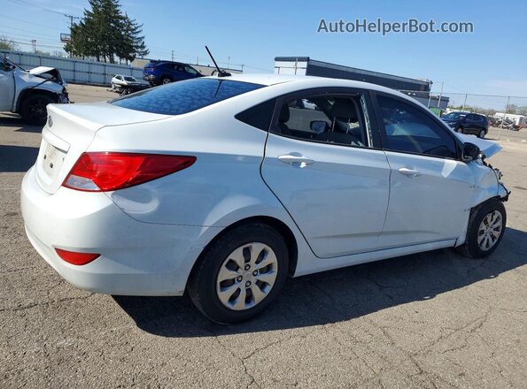 KMHCT4AE9HU363791 2017 HYUNDAI ACCENT Белый Задняя правая четверть