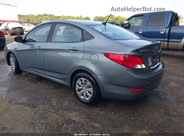 KMHCT4AE9HU374676 2017 HYUNDAI ACCENT Gray Trasero izquierdo