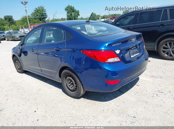 KMHCT4AEXGU012273 2016 HYUNDAI ACCENT Blue Trasero izquierdo