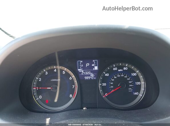 KMHCT4AEXGU012273 2016 HYUNDAI ACCENT Blue Vista de los asientos traseros