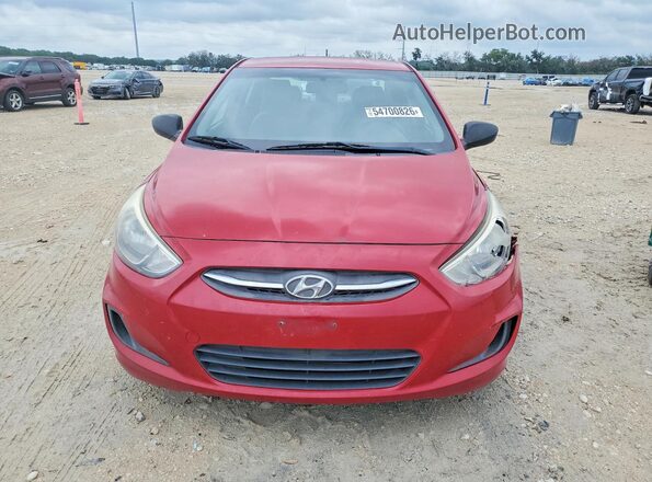 KMHCT4AEXGU073753 2016 HYUNDAI ACCENT Красный Вид спереди