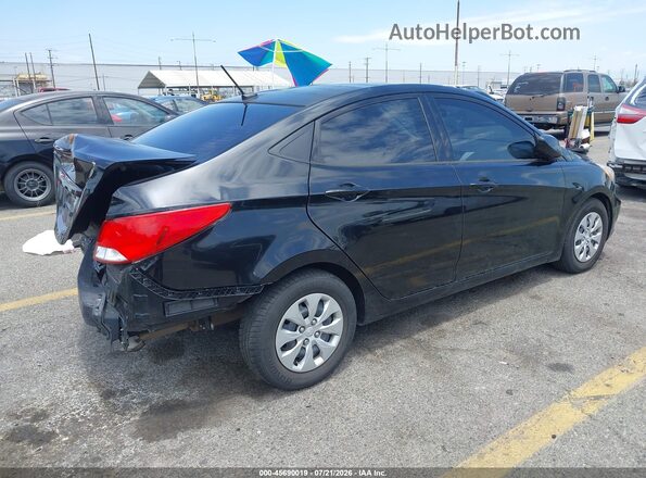 KMHCT4AEXGU994970 2016 HYUNDAI ACCENT Черный Задняя правая четверть