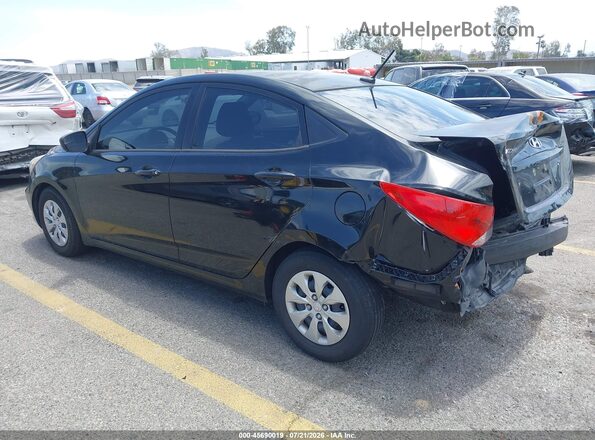 KMHCT4AEXGU994970 2016 HYUNDAI ACCENT Черный Задняя левая четверть