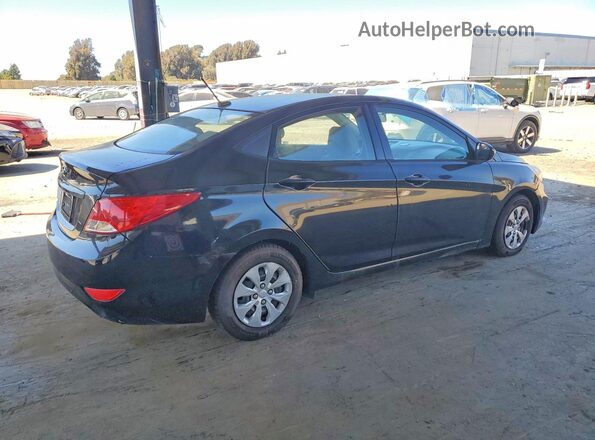 KMHCT4AEXHU170579 2017 HYUNDAI ACCENT Black Հետևի աջ