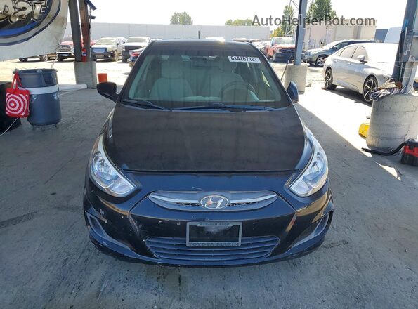 KMHCT4AEXHU170579 2017 HYUNDAI ACCENT Black Դիմացի տեսք