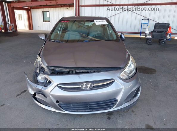 KMHCT4AEXHU180982 2017 HYUNDAI ACCENT Gray Դիմացի տեսք