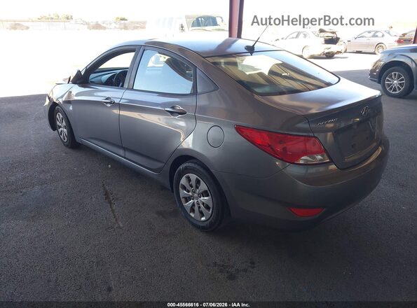 KMHCT4AEXHU180982 2017 HYUNDAI ACCENT Gray Հետևի ձախ