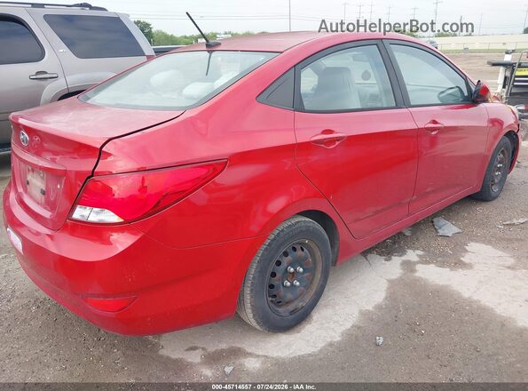 KMHCT4AEXHU185924 2017 HYUNDAI ACCENT Red Trasero derecho