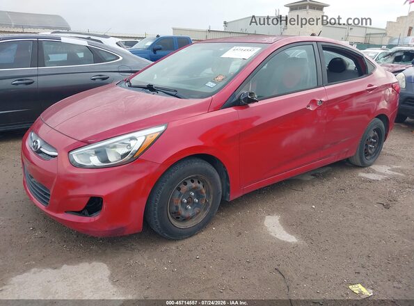 KMHCT4AEXHU185924 2017 HYUNDAI ACCENT Red Vista tres cuartos delantera izquierda