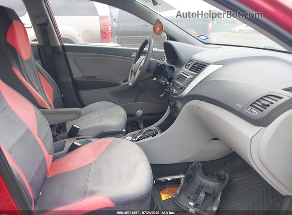 KMHCT4AEXHU185924 2017 HYUNDAI ACCENT Red Vista interior delantera