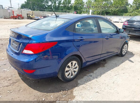KMHCT4AEXHU189309 2017 HYUNDAI ACCENT Blue Trasero derecho