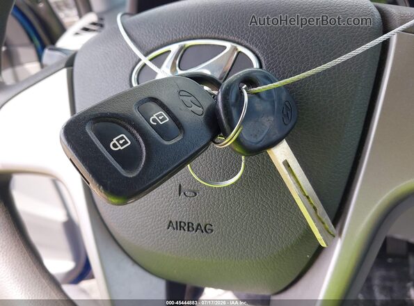 KMHCT4AEXHU189309 2017 HYUNDAI ACCENT Blue Vista del salpicadero
