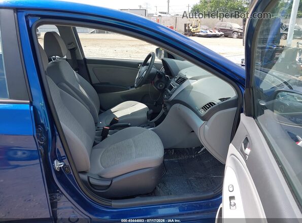 KMHCT4AEXHU189309 2017 HYUNDAI ACCENT Blue Vista interior delantera