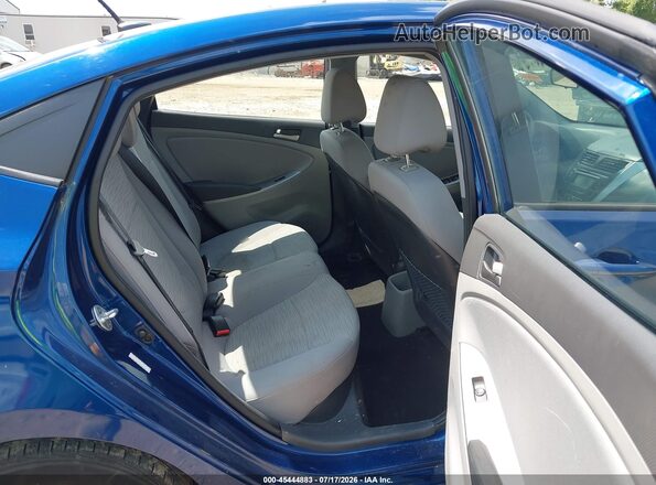 KMHCT4AEXHU189309 2017 HYUNDAI ACCENT Blue Vista de la etiqueta del VIN