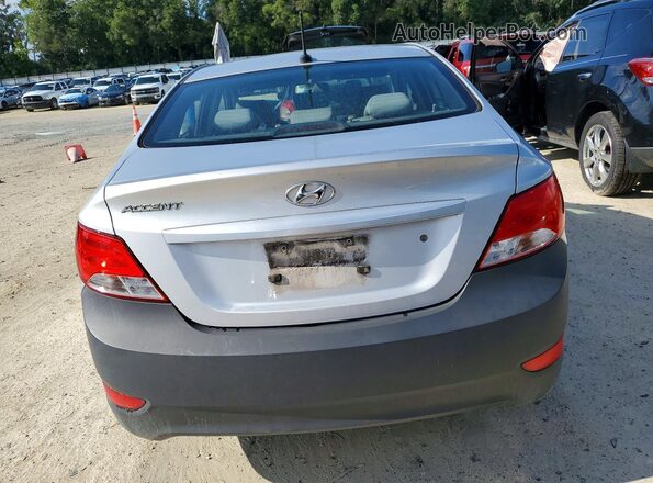 KMHCT4AEXHU243515 2017 HYUNDAI ACCENT Silver Вид ззаду