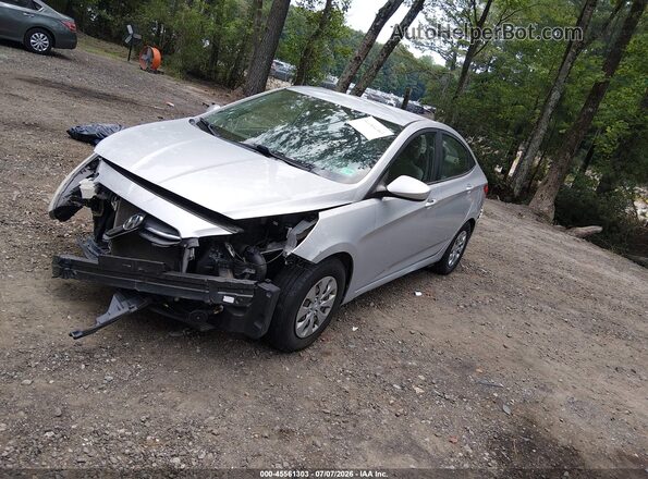 KMHCT4AEXHU252201 2017 HYUNDAI ACCENT Silver Front left