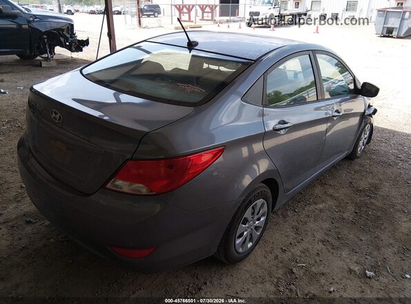 KMHCT4AEXHU264820 2017 HYUNDAI ACCENT Gray Задня права чверть