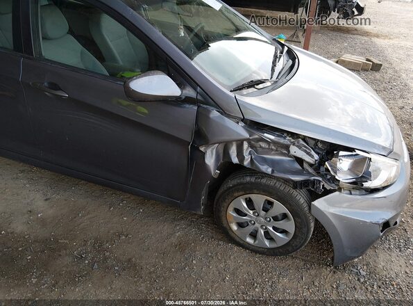 KMHCT4AEXHU264820 2017 HYUNDAI ACCENT Gray Вид спереду