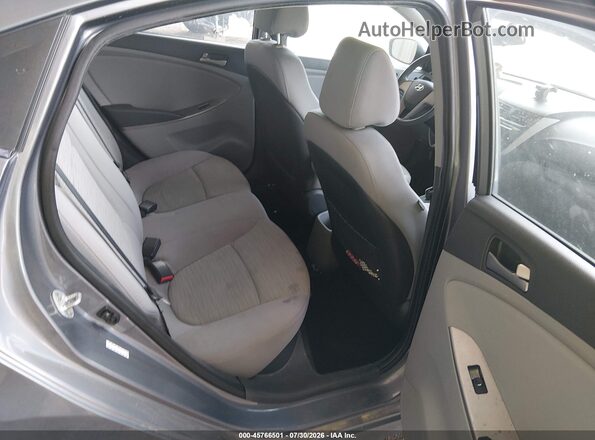 KMHCT4AEXHU264820 2017 HYUNDAI ACCENT Gray Вид наклейки з VIN-кодом
